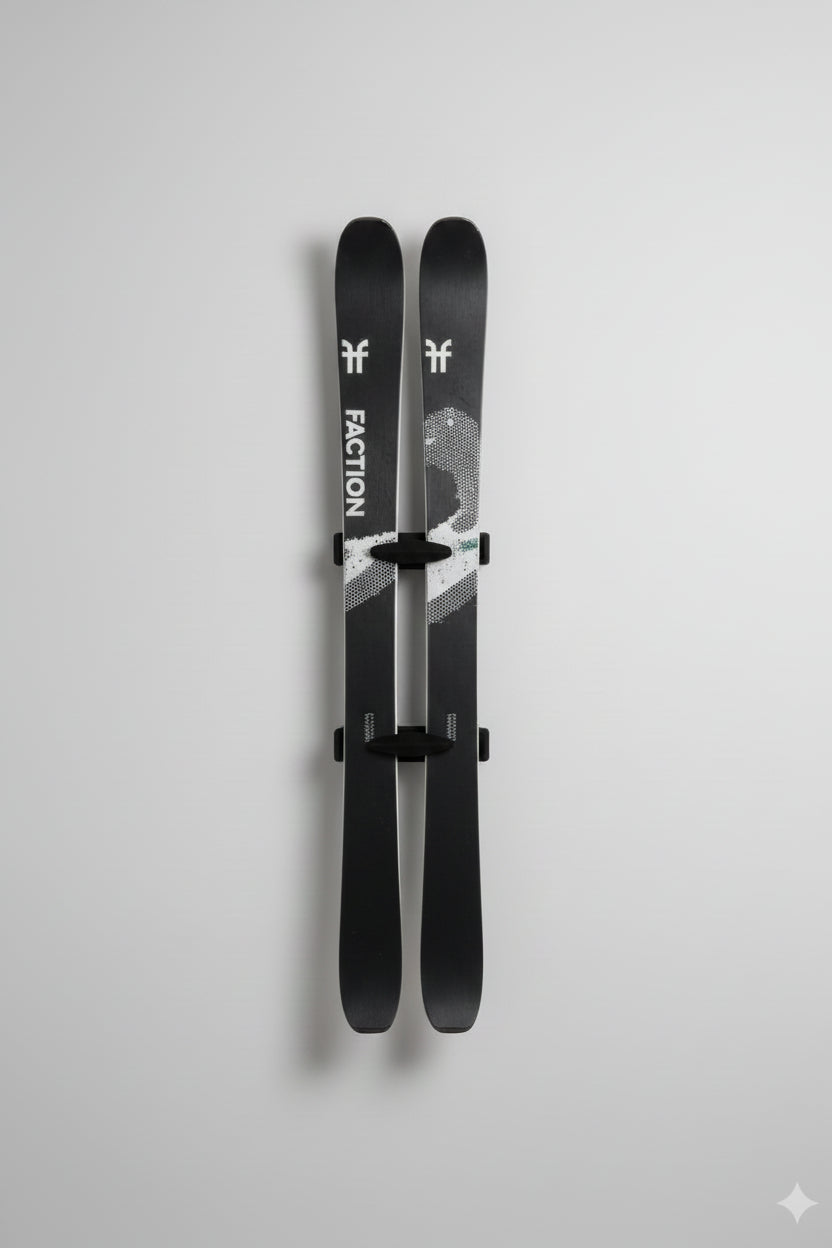 Ski-Wandhalterung